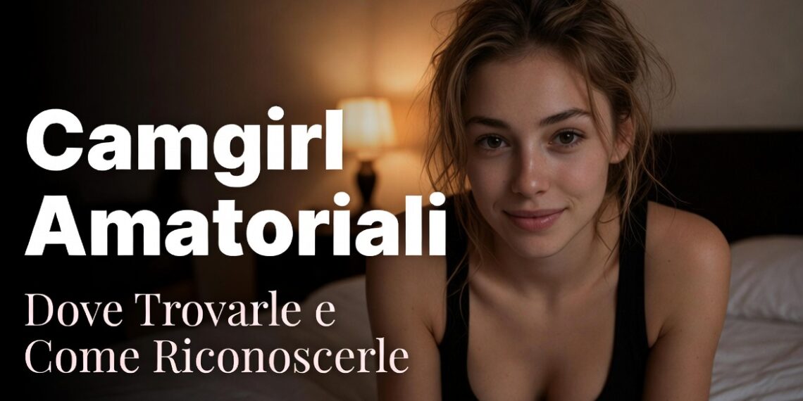 Camgirl Amatoriali: Dove Trovarle e Come Riconoscerle